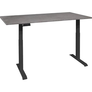 Schreibtisch MÄUSBACHER Big System Office Tische Gr. B: 120 cm, schwarz (schwarz matt, graphit, graphit) Schreibtische