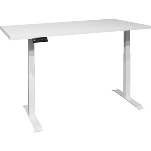 Schreibtisch MÄUSBACHER Big System Office Tische Gr. B: 120 cm, weiß (weiß matt, matt lack, lack) Schreibtische