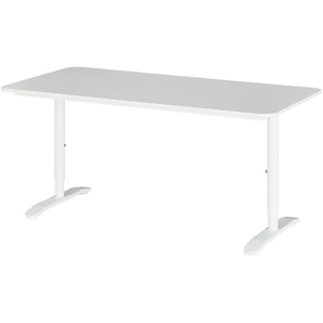 Schreibtisch  Main ¦ weiß ¦ Maße (cm): B: 160 H: 65 T: 80.0