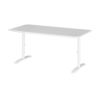 Schreibtisch  Main ¦ weiß ¦ Maße (cm): B: 160 H: 65 T: 80.0