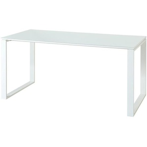 Schreibtisch »Monteria« - Weiß - Holz -