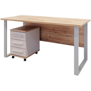 Schreibtisch  Neo ¦ holzfarben ¦ Maße (cm): B: 125,5 H: 73 T: 65.0