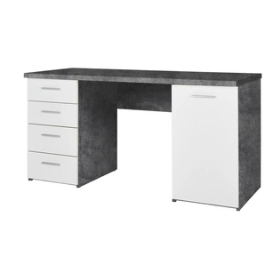 Schreibtisch  Newa ¦ grau ¦ Maße (cm): B: 145 H: 76 T: 60.0