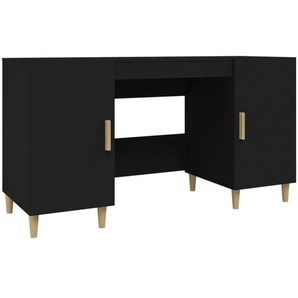 Schreibtisch Schwarz 140x50x75 cm Holzwerkstoff vidaXL