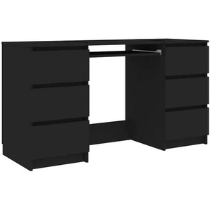 Schreibtisch Schwarz 140x50x77 cm Holzwerkstoff vidaXL
