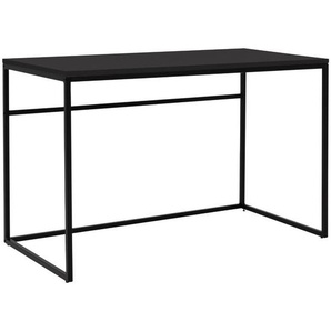 Xxxl Schreibtisch Lipp, Schwarz, Holzwerkstoff, rechteckig, Kufe, 60x75x118 cm, Arbeitszimmer, Schreibtische, Bürotische