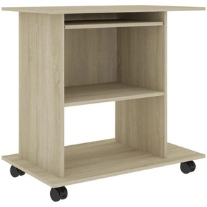 Schreibtisch Sonoma-Eiche 80x50x75 cm Holzwerkstoff vidaXL