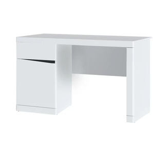 Schreibtisch  Turino Neo ¦ weiß ¦ Maße (cm): B: 128 H: 76,1 T: 59.9