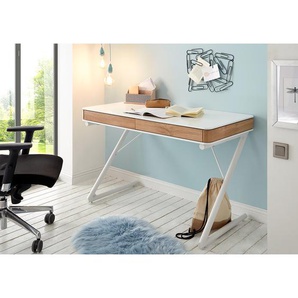 Schreibtisch Tarvin II 120 x 75 x 60cm Weiß