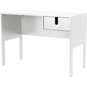 Schreibtisch TENZO UNO Tische Gr. B/H/T: 105 cm x 75 cm x 50 cm, weiß Schreibtische mit 1 Schublade, Design von Olivier Toulouse By Tenzo