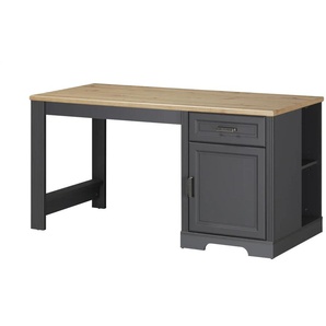 Schreibtisch  Varese ¦ schwarz ¦ Maße (cm): B: 150 H: 76 T: 70.0