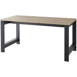 Schreibtisch  Varese ¦ schwarz ¦ Maße (cm): B: 160 H: 76 T: 80.0