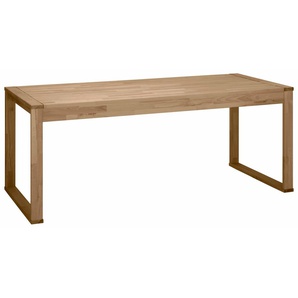 Schreibtisch VOGL MÖBELFABRIK Simone, braun (wildeiche), B:180cm H:74cm T:80cm, Tische, Breite 180 cm, Made in Germany