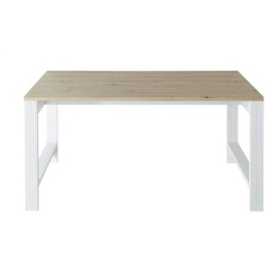 Schreibtisch - weiß - Materialmix - 160 cm - 76 cm - cm 80,0 | Möbel Kraft