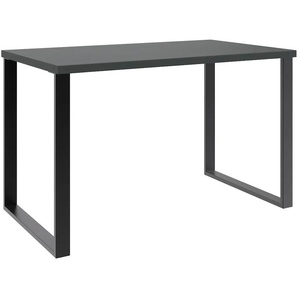 Schreibtisch WIMEX Home Desk Tische Gr. B/H/T: 120 cm x 75 cm x 70 cm, grau (schwarz, gra, schwarz, graphit) Schreibtische