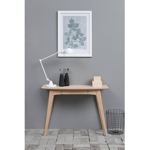 Schreibtisch Woodtown 105 x 74 x 45cm Beige/Eiche Hell