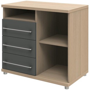 Schreibtischanbau  Techno ¦ holzfarben ¦ Maße (cm): B: 80 H: 72 T: 43.0