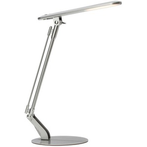 Schreibtischleuchte, Titan, Metall, 20x46 cm, Flexarm, mit Schalter, Lampen & Leuchten, Innenbeleuchtung, Tischlampen, Schreibtischlampen