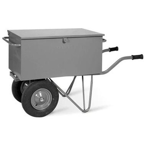 Schubkarre -Werkzeugkiste - 2 pannensichere Räder - Tragfähigkeit 250 kg - 10841