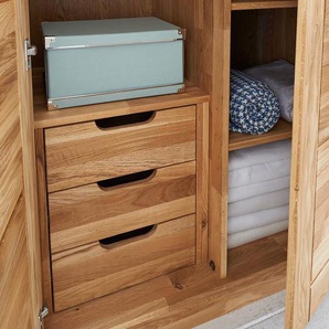 Schubkasteneinsatz HOME AFFAIRE Schubladen Gr. B/H/T: 45 cm x 53 cm x 54 cm, braun (wildeiche) Kleiderschrank Kleiderschrank-Zubehör Schrankeinsatz Schrankaufsatz, Schrankeinsatz, Türen und Passepartout Schubladen aus schönem massivem Wildeichenholz, in
