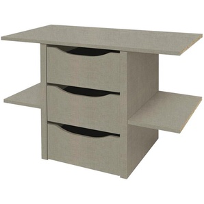 Schubkasteneinsatz mit Ablage  Orange/Blue ¦ holzfarben ¦ Maße (cm): B: 88 H: 57 T: 45.0