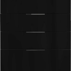 Schubkastenkommode GERMANIA Oakland Sideboards Gr. B/H/T: 83 cm x 102 cm x 42 cm, 4, schwarz Schubladenkommoden