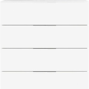 Schubkastenkommode GERMANIA Oakland Sideboards Gr. B/H/T: 83 cm x 102 cm x 42 cm, 4, weiß Schubladenkommoden