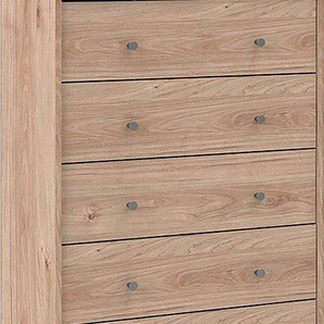 Schubkastenkommode HOME AFFAIRE Sideboards Gr. B/H/T: 72,4 cm x 108,1 cm x 29,8 cm, 5, beige (natur) Schubladenkommoden