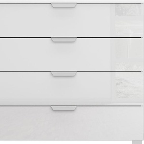 Schubkastenkommode RAUCH Orias Sideboards Gr. B/H/T: 93 cm x 81 cm x 42 cm, 4, weiß (weiß, hochglanz weiß) Schubladenkommoden inkl. Filzboxen-Set