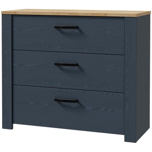 Schubkastenkommode  Toneo ¦ blau ¦ Maße (cm): B: 102 H: 87 T: 42.0