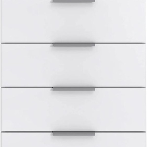 Schubkastenkommode WIMEX Easy Sideboards Gr. B/H/T: 49 cm x 102 cm x 41 cm, 5, weiß Schubladenkommoden