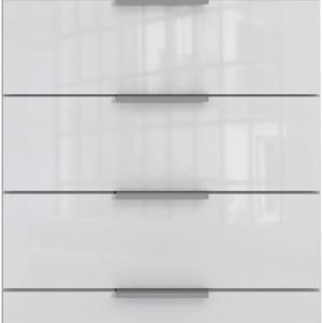 Schubkastenkommode WIMEX Easy Sideboards Gr. B/H/T: 49 cm x 102 cm x 41 cm, 5, weiß (weiß, weißglas) Schubladenkommoden