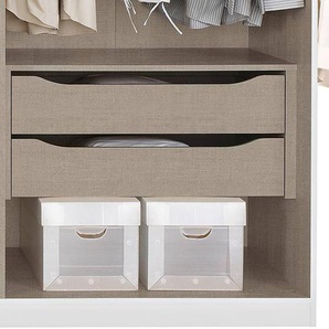 Schubladeneinsatz Rauch 90 cm 88 x 39 x 45cm Beige 2 Spanplatte, bedruckt & lackiert