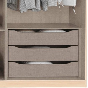 Schubladeneinsatz Rauch 90 cm 88 x 57 x 45cm Beige 3 Spanplatte, bedruckt & lackiert