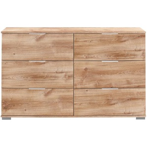 Schubladenkommode Lingga III 130 x 83 x 41cm Beige