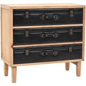 Schubladenkommode Massivholz Tanne 80x36x75 cm