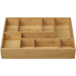 Schubladenorganizer - holzfarben - Bambus - 30 cm - 7 cm | Möbel Kraft