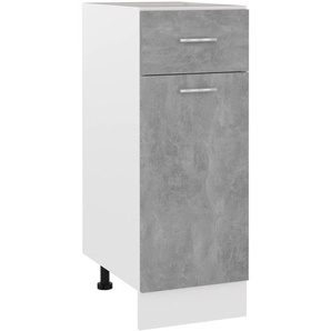 Schubunterschrank Lyon Betongrau 30x46x81,5 cm Holzwerkstoff
