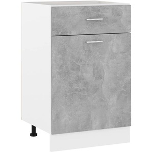 Schubunterschrank Lyon Betongrau 50x46x81,5 cm Holzwerkstoff