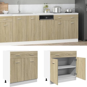 Schubunterschrank Lyon Sonoma-Eiche 80x46x81,5 cm Holzwerkstoff