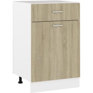 Schubunterschrank Lyon Sonoma-Eiche 50x46x81,5 cm Holzwerkstoff