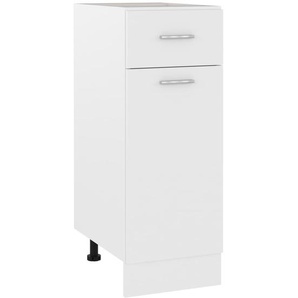 Schubunterschrank Lyon Weiß 30x46x81,5 cm Holzwerkstoff