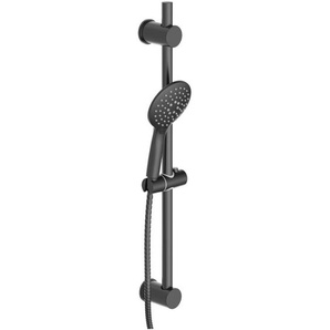 Schütte Brauseset , Schwarz , Kunststoff , 11.2x70x12.5 cm , Badezimmer, Waschbecken & Armaturen, Duschköpfe