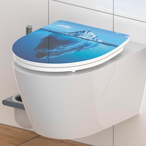 SCHÜTTE Duroplast-High-Gloss-WC-Sitz »ICEBERG« - Mehrfarbiger Print -