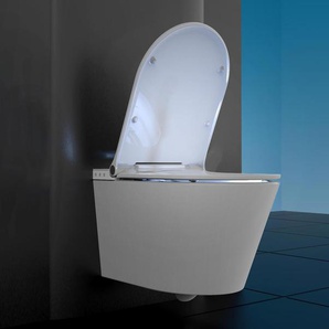 SCHÜTTE Dusch-WC »Cesari« - Weiß - Messing -