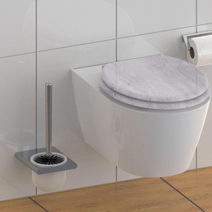 Schütte-MDF-WC-Sitz »LIGHT WOOD« - Grau -