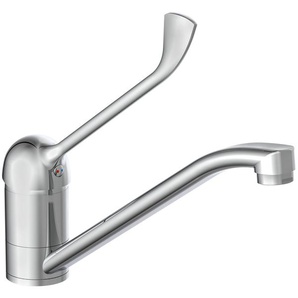 Schütte Spültischarmatur Waldo Wasserhahn mit verlängertem Hebel, 150° schwenkbar, Chrom, Hochdruck