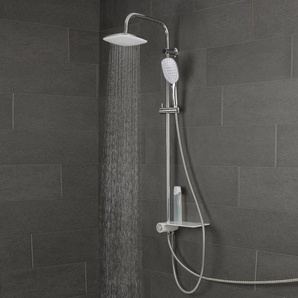 SCHÜTTE-Überkopfbrauseset »Aquastar« - silber - Edelstahl -