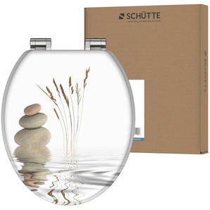 Schütte WC-Sitz Balance, mit Absenkautomatik und Holzkern, MDF