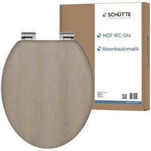 Schütte WC-Sitz MODERN WOOD, Toilettendeckel, mit Absenkautomatik